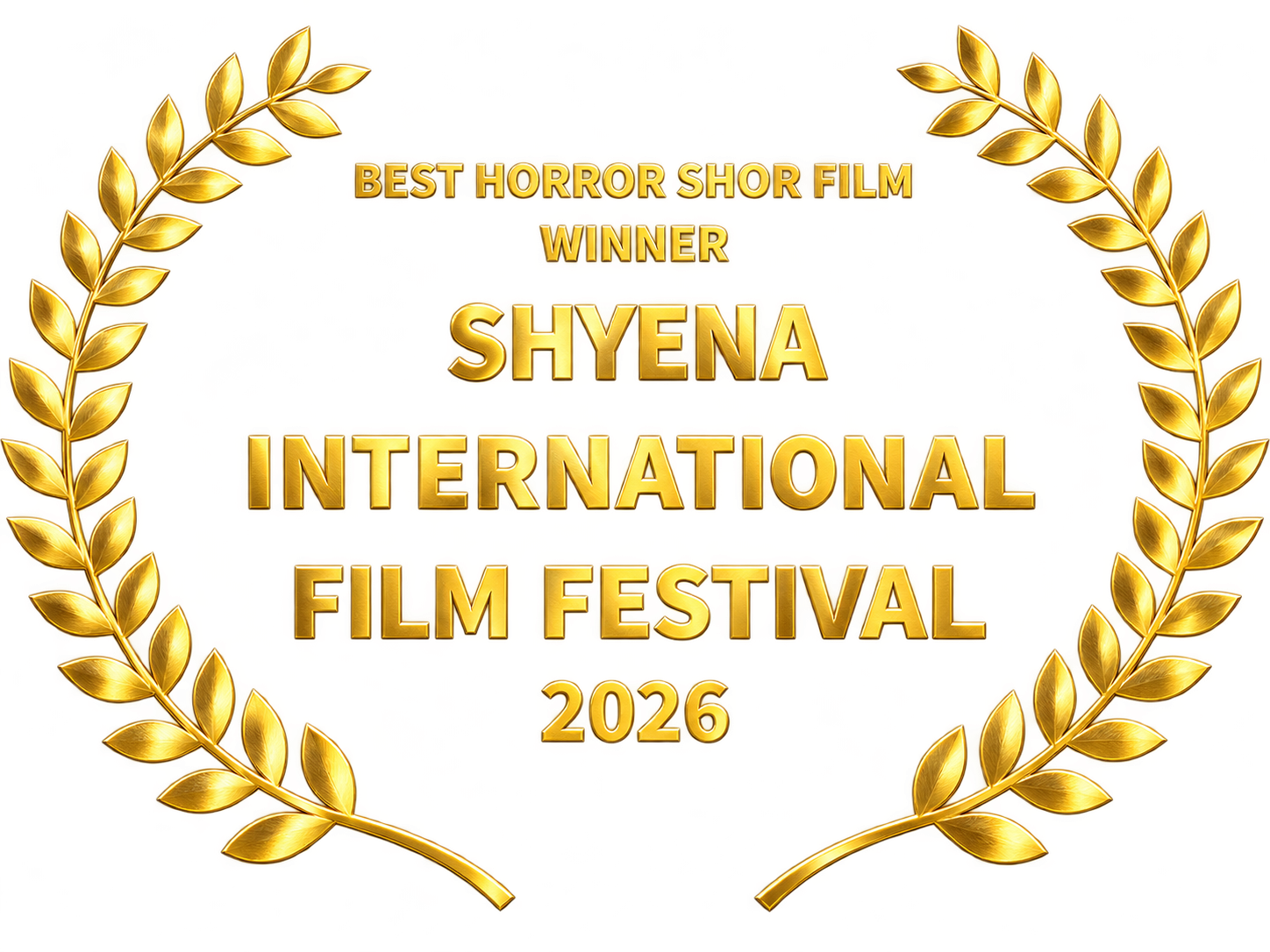 Winner Best Horror Short Film — Shyena International Film Festival 2026